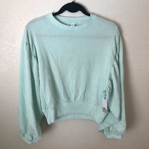NWT bp. Brand Seafoam Green Sweater (XX-Small)